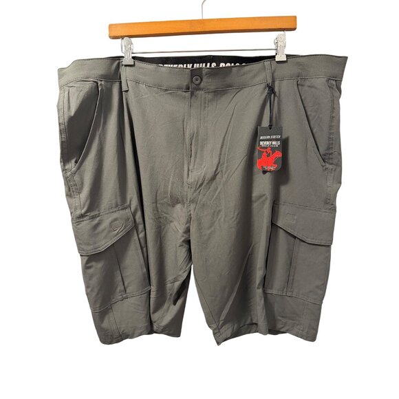 Beverly Hills Polo Club Mens Modern Stretch Utility Gray Shorts Sz 48. NWT - Picture 9 of 11